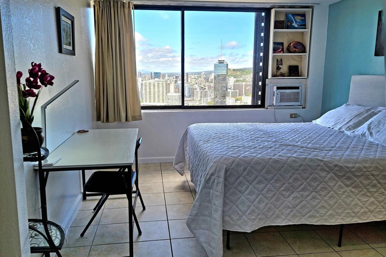 Waikiki Condo High Floor Views Beaches Convention Center Honolulu Ngoại thất bức ảnh