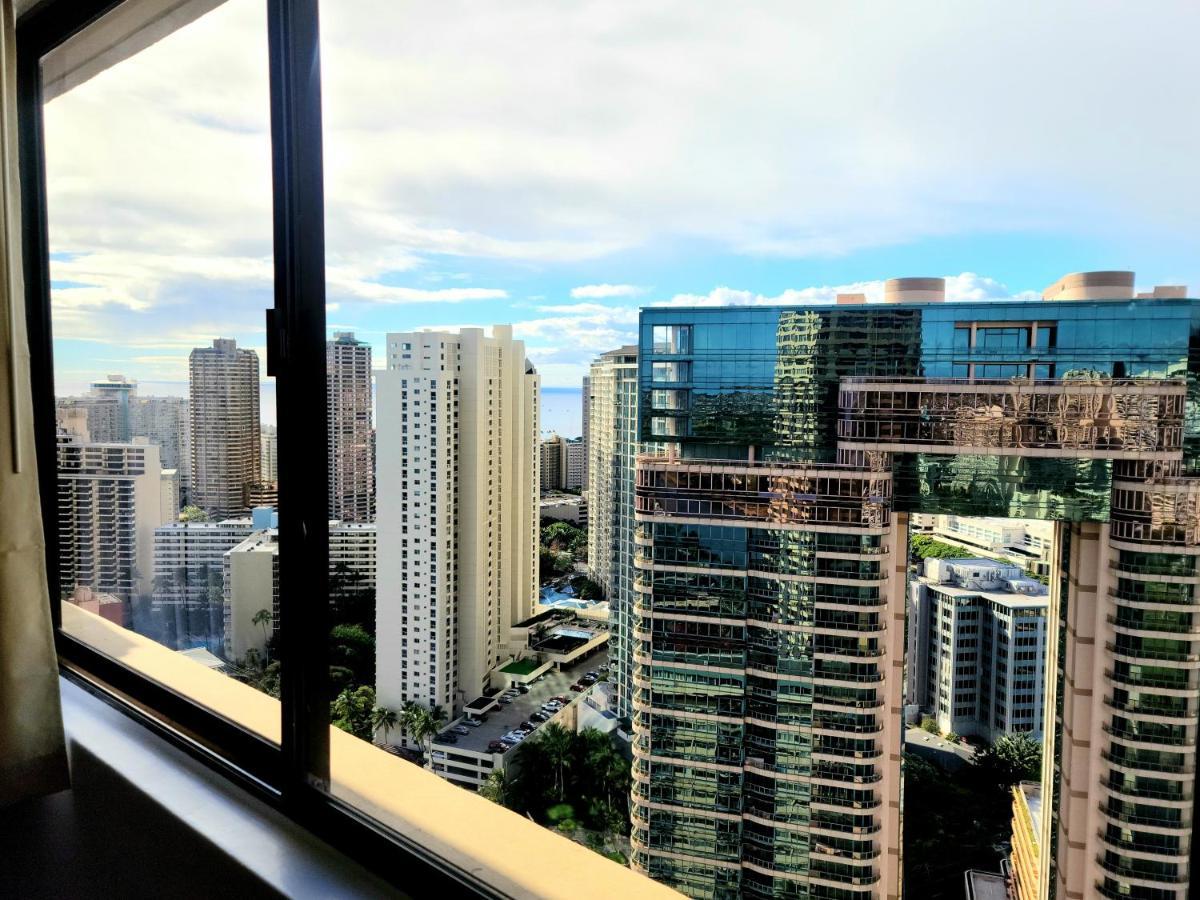 Waikiki Condo High Floor Views Beaches Convention Center Honolulu Ngoại thất bức ảnh